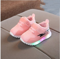 Girls' Sports Shoes, Boys' Light-Up Shoes, Spring Running Shoes