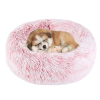 Doghouse plush round pets keep warm in autumn and winter