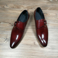 Pointed Toe Business Leather Shoes Work Men'S Buckle Shoes