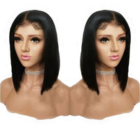 European And American Wig Female Front Lace Lacewig Short Hair Chemical Fiber Headgear Fake