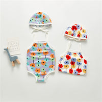 Children's One-piece Swimsuit Swimming Cap