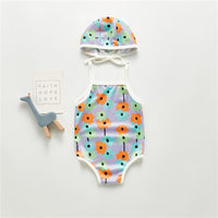 Children's One-piece Swimsuit Swimming Cap