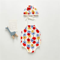 Children's One-piece Swimsuit Swimming Cap
