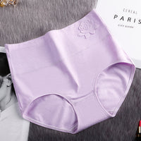 Pure Cotton High Waist Women's Panties Postpartum High Waist Belly Up Hips Plus Size Panties
