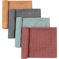 Bamboo Cotton Double Dyed Gauze Handkerchief Baby Bib Baby Scarf Bath Towel