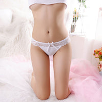 Sexy Transparent Crotch Cotton Thong