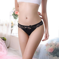 Sexy Transparent Crotch Cotton Thong