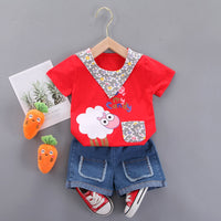 Cartoon Animal Jumper Solid Color Shorts Cute