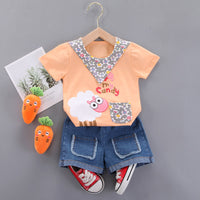 Cartoon Animal Jumper Solid Color Shorts Cute