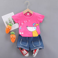 Cartoon Animal Jumper Solid Color Shorts Cute