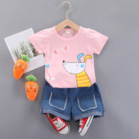 Cartoon Animal Jumper Solid Color Shorts Cute