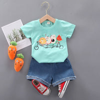 Cartoon Animal Jumper Solid Color Shorts Cute