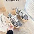 Korean Style Street Fashion Student Casual Breathable Platform White Shoes
