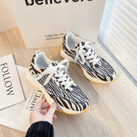Korean Style Street Fashion Student Casual Breathable Platform White Shoes