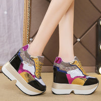Korean version of the platform platform shoes high heel casual shoes sports daddy shoes