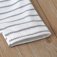 Pit Striped Striped Sleeveless Bodysuit
