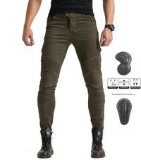 Kevlar Motorcycle Jeans Men And Women High Elastic Racing Pants