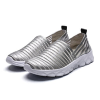Set Foot Mesh Shoes Women's Mesh Flat One-legged Lazy Shoes Sports Travel Maternity Shoes