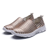 Set Foot Mesh Shoes Women's Mesh Flat One-legged Lazy Shoes Sports Travel Maternity Shoes