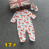 Newborn  Baby One-piece Footwear Pajamas With Foot Romper