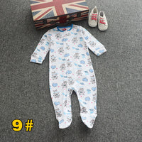 Newborn  Baby One-piece Footwear Pajamas With Foot Romper