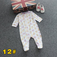 Newborn  Baby One-piece Footwear Pajamas With Foot Romper