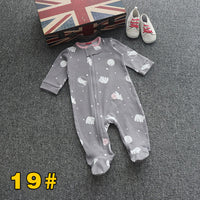 Newborn  Baby One-piece Footwear Pajamas With Foot Romper