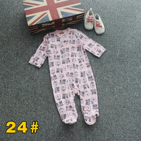 Newborn  Baby One-piece Footwear Pajamas With Foot Romper