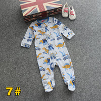 Newborn  Baby One-piece Footwear Pajamas With Foot Romper