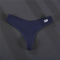 Ladies Thong Briefs Low Waist High Slit