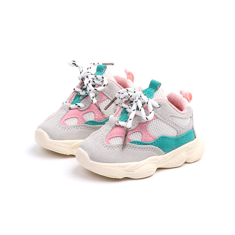 Autumn Baby Shoes Breathable Mesh First Walkers Boy Girl Toddler Shoes Soft Comfortable Non-slip Infant Sneaker