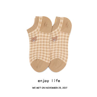 Thin Section Ins Tide Korean Style Pure Cotton Korean Shallow Mouth Socks Women
