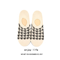 Thin Section Ins Tide Korean Style Pure Cotton Korean Shallow Mouth Socks Women