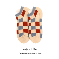 Thin Section Ins Tide Korean Style Pure Cotton Korean Shallow Mouth Socks Women