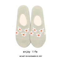 Thin Section Ins Tide Korean Style Pure Cotton Korean Shallow Mouth Socks Women