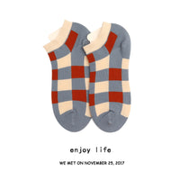 Thin Section Ins Tide Korean Style Pure Cotton Korean Shallow Mouth Socks Women