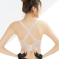 Gathered Beautiful Back Cross-strap Sports Vest