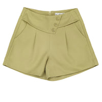 High-waist A-line Shorts Women's Suit With Casual Pants Wide-leg Pants