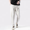 Men's Cotton Linen Pants Men's Chinese Style Loose