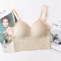 Retro Color Matching Vest Sexy U-shaped Back Sports Suspenders