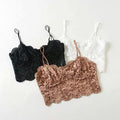 TRAF-Ladies Lace Bra, Nine-point Blouse, Retro,  Back, Adjustable Thin Strap, Fashion, Fashion
