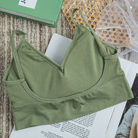 U-shaped Beauty Back Sports Vest Sling Sexy Wrap Chest Tube Top