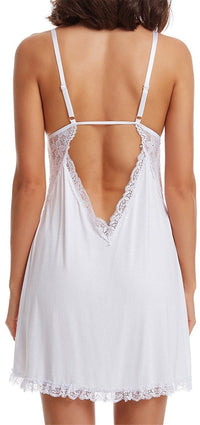 Lace Edge Hollow Back Nightdress