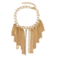 Retro Tassel Inlaid Diamond Chain Shoes With Anklet Fashion Trend Geometric High Heels Chain Women