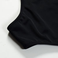 Hollow Solid Color Women's Swimming Trunks