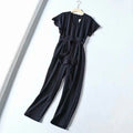Women's New Product Solid Color Waist Jumpsuit