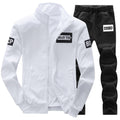 Jacket Men'S  Casual Trousers Two-Piece Sports Suit Young Students Spring And Autumn New Sweater