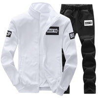Jacket Men'S  Casual Trousers Two-Piece Sports Suit Young Students Spring And Autumn New Sweater