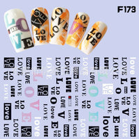 Japanese Three-dimensional 5D Embossed Nail Stickers