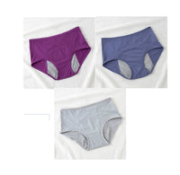 Large Size Breathable Front And Rear Leak-Proof Mid-High Waist Underwear